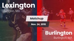 Matchup: Lexington vs. Burlington  2016