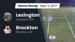 Recap: Lexington  vs. Brockton  2017