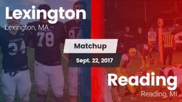 Matchup: Lexington vs. Reading  2017