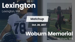 Matchup: Lexington vs. Woburn Memorial  2017