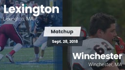 Matchup: Lexington vs. Winchester  2018