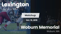 Matchup: Lexington vs. Woburn Memorial  2018