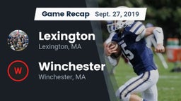 Recap: Lexington  vs. Winchester  2019