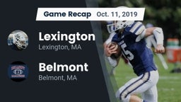 Recap: Lexington  vs. Belmont  2019