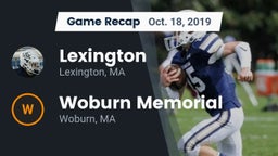 Recap: Lexington  vs. Woburn Memorial  2019