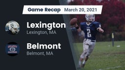 Recap: Lexington  vs. Belmont  2021