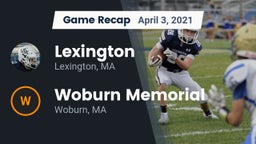 Recap: Lexington  vs. Woburn Memorial  2021