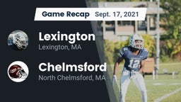 Recap: Lexington  vs. Chelmsford  2021
