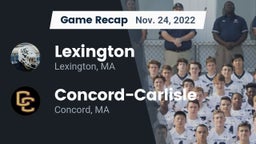 Recap: Lexington  vs. Concord-Carlisle  2022