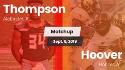 Matchup: Thompson vs. Hoover  2019