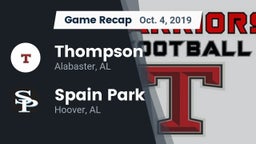 Recap: Thompson  vs. Spain Park  2019