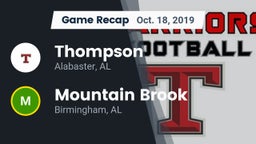 Recap: Thompson  vs. Mountain Brook  2019