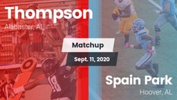 Matchup: Thompson vs. Spain Park  2020