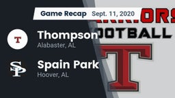Recap: Thompson  vs. Spain Park  2020