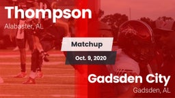 Matchup: Thompson vs. Gadsden City  2020