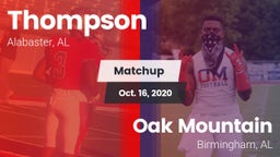 Matchup: Thompson vs. Oak Mountain  2020
