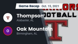 Recap: Thompson  vs. Oak Mountain  2021
