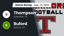 Recap: Thompson  vs. Buford  2022
