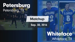Matchup: Petersburg vs. Whiteface  2016