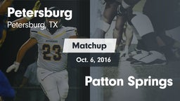 Matchup: Petersburg vs. Patton Springs 2016