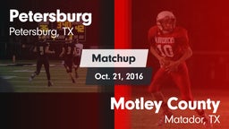 Matchup: Petersburg vs. Motley County  2016