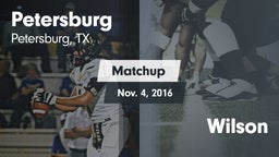 Matchup: Petersburg vs. Wilson 2016