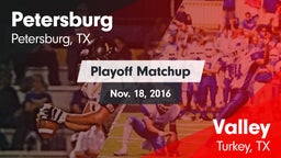 Matchup: Petersburg vs. Valley  2016