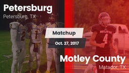 Matchup: Petersburg vs. Motley County  2017