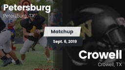 Matchup: Petersburg vs. Crowell  2019