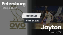 Matchup: Petersburg vs. Jayton  2019