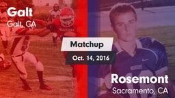 Matchup: Galt vs. Rosemont  2016