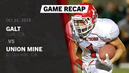 Recap: Galt  vs. Union Mine  2016