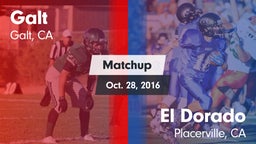 Matchup: Galt vs. El Dorado  2016