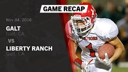 Recap: Galt  vs. Liberty Ranch  2016
