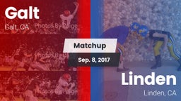 Matchup: Galt vs. Linden  2017