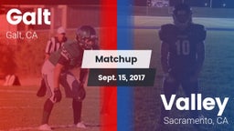 Matchup: Galt vs. Valley  2017