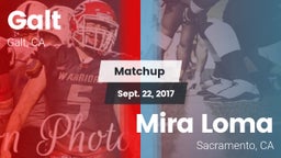 Matchup: Galt vs. Mira Loma  2017