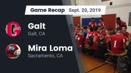 Recap: Galt  vs. Mira Loma  2019