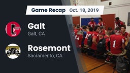Recap: Galt  vs. Rosemont  2019