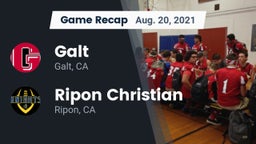 Recap: Galt  vs. Ripon Christian  2021
