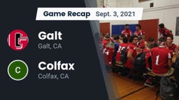 Recap: Galt  vs. Colfax  2021