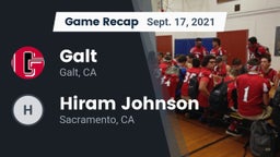 Recap: Galt  vs. Hiram Johnson  2021