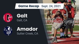Recap: Galt  vs. Amador  2021