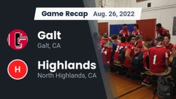Recap: Galt  vs. Highlands  2022
