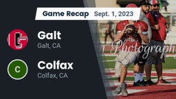 Recap: Galt  vs. Colfax  2023