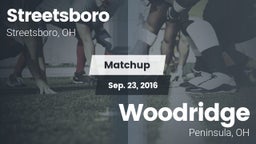 Matchup: Streetsboro vs. Woodridge  2016