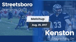 Matchup: Streetsboro vs. Kenston  2017