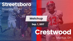 Matchup: Streetsboro vs. Crestwood  2017