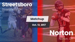 Matchup: Streetsboro vs. Norton  2017