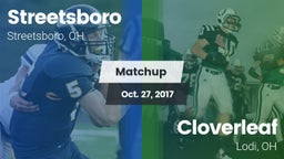 Matchup: Streetsboro vs. Cloverleaf  2017